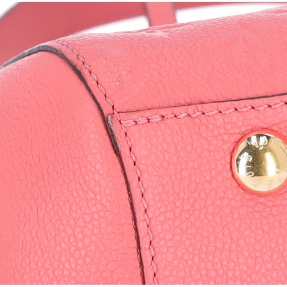 Louis Vuitton Montaigne BB Satchel Monogram Empreinte Leather Blossom Pink - Picture 10 of 10